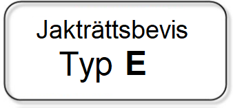 jakträttsbevis typ E